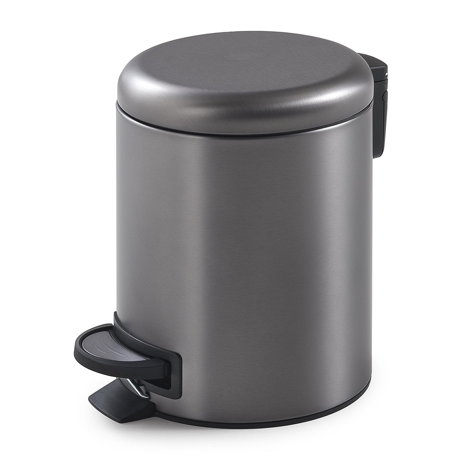 Portarifiuti 5 lt gun metal "Potty"