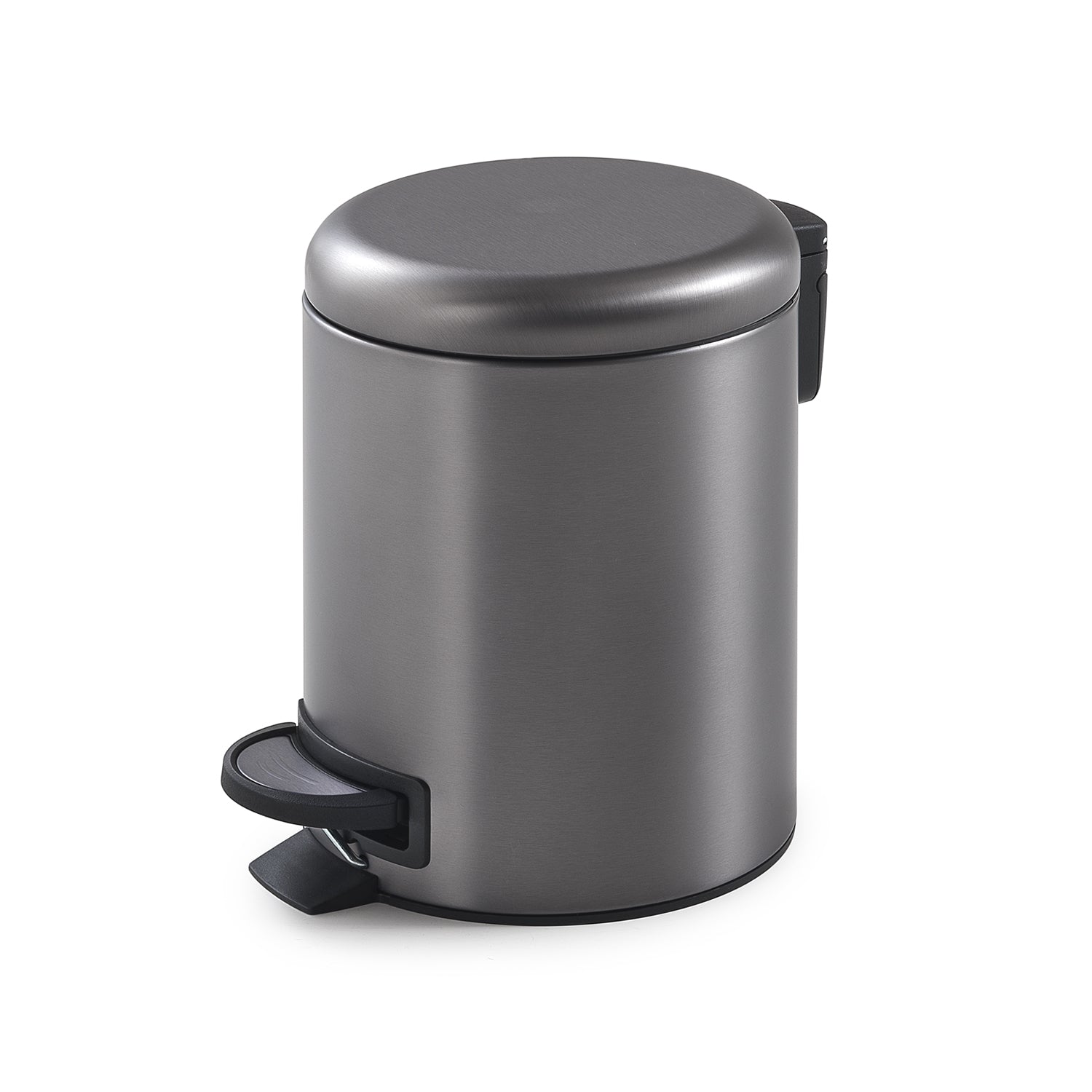 Portarifiuti 3 lt gun metal "Potty"