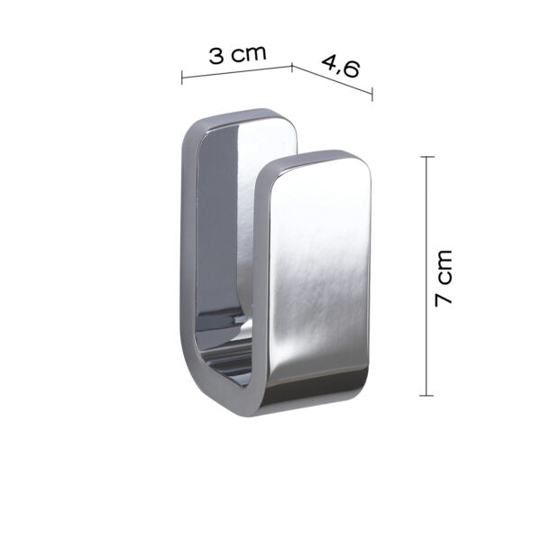 Appendi accappatoio cromato "Outline"