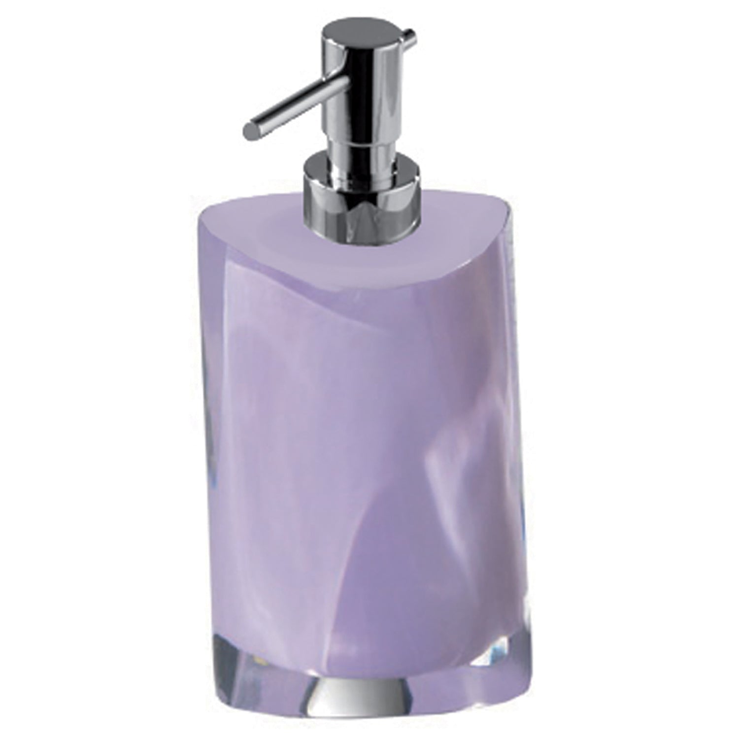 Dispenser sapone lilla "Twist"