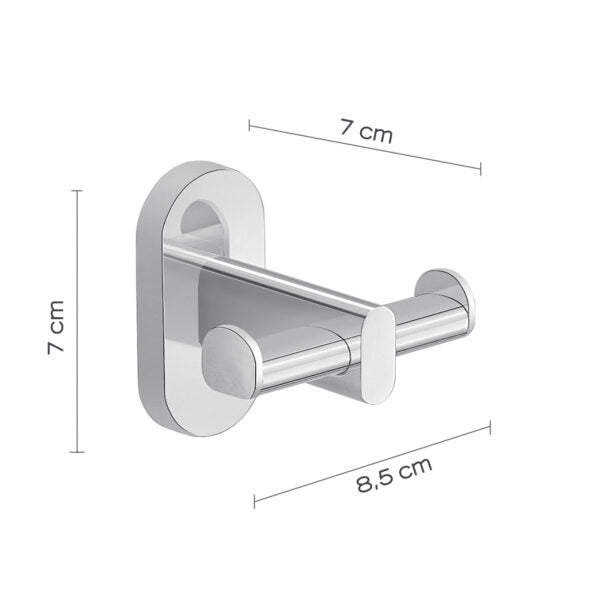 Appendiabiti cromato "Febo"