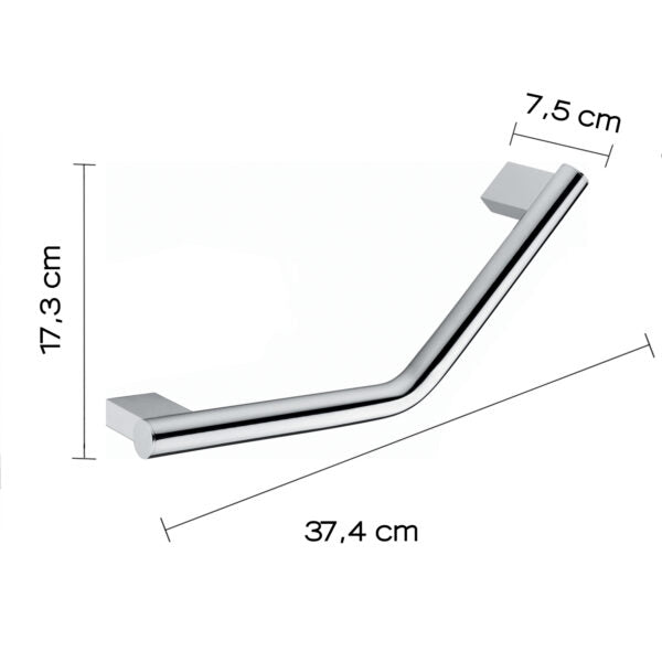 Maniglione 135ø  cromato "Canarie"