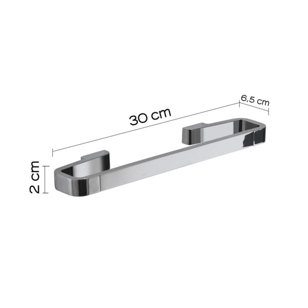 Porta salviette 30 cm cromato "Samoa"