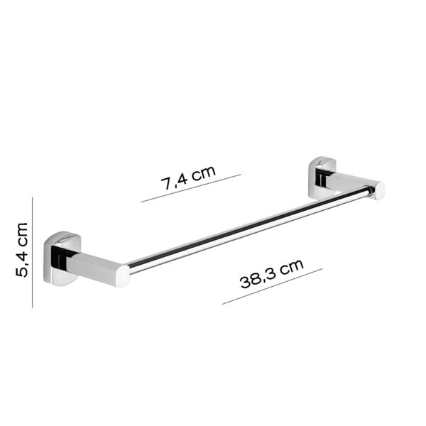 Portasalviette 35 cm cromato "Edera plus"