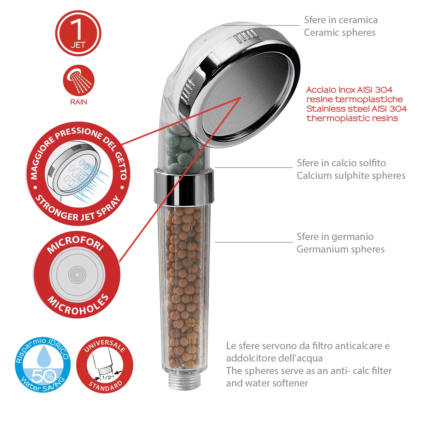 Doccetta Top 04 pure  1 getto cromato