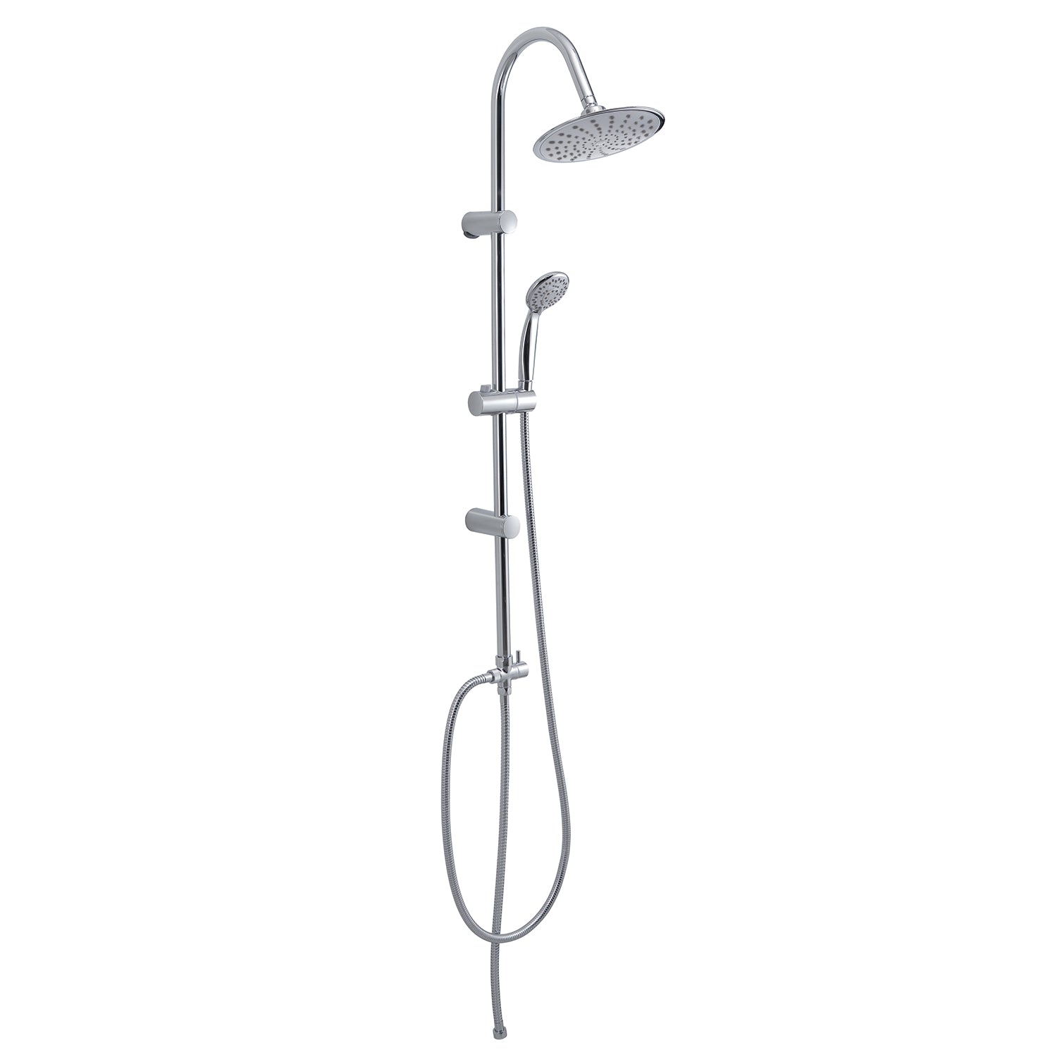 Colonna doccia 4 getti soffione  20 cm cromato "Easy 00"