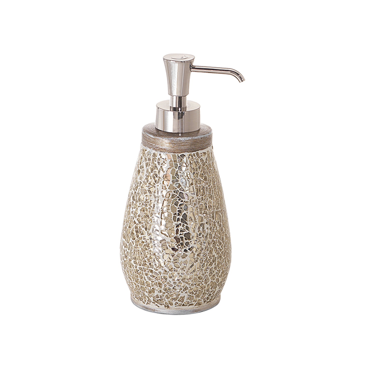 Dispenser sapone crema/oro "Myosotis"