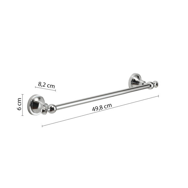 Porta asciugamani 45 cm cromato "Nevis"