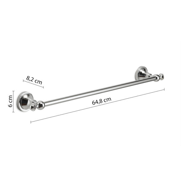 Porta asciugamani 60 cm cromato "Nevis"