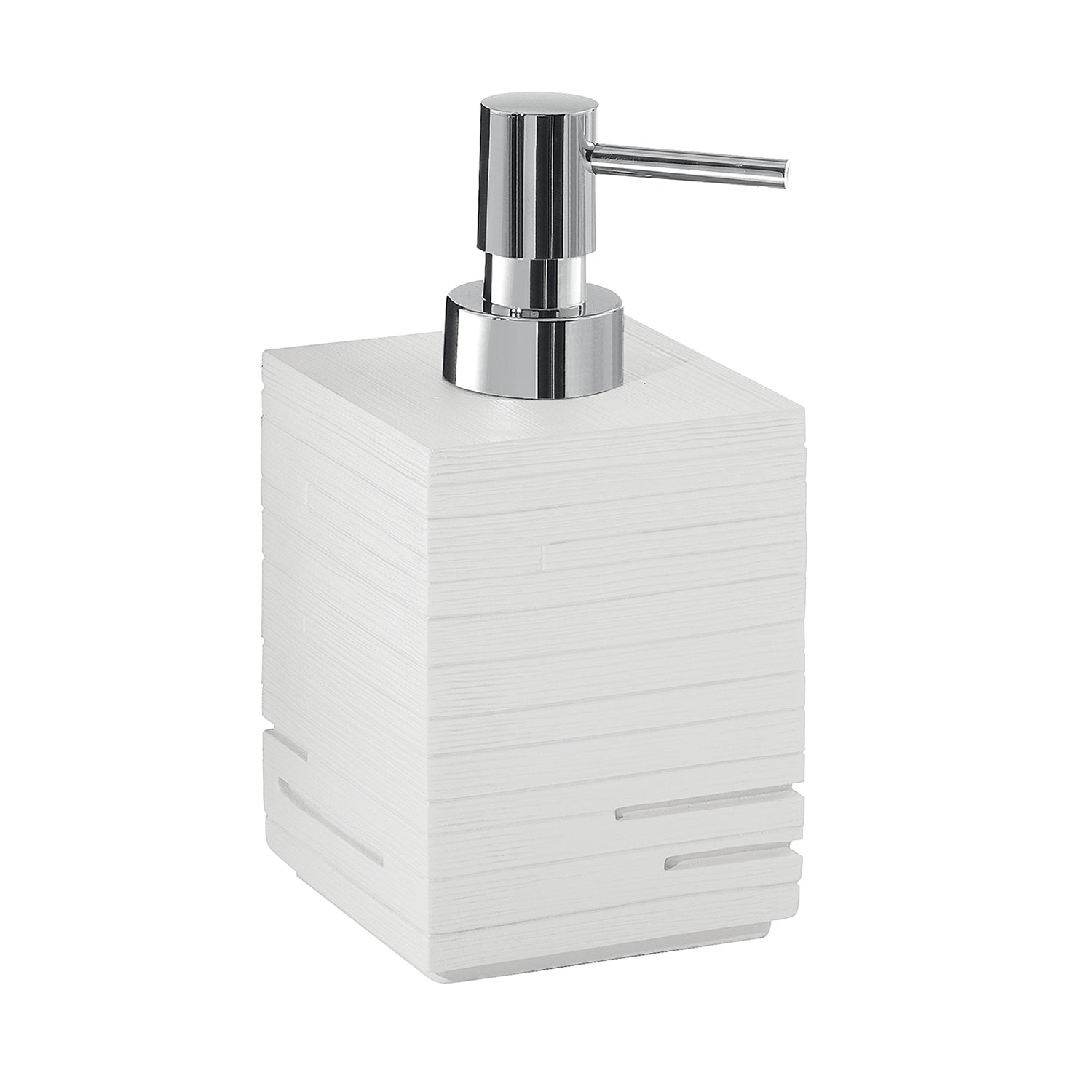 Dispenser sapone bianco "Quadrotto"