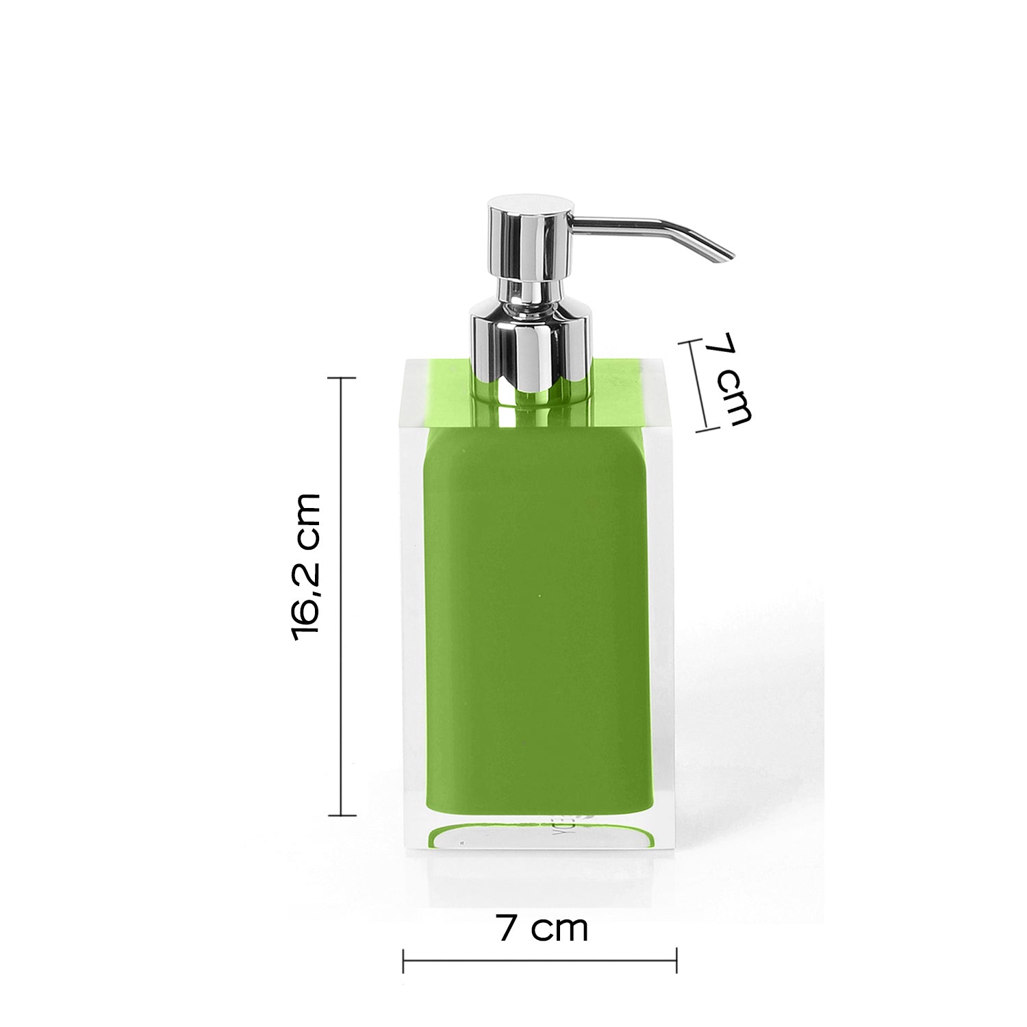 Dispenser sapone verde acido "Rainbow"