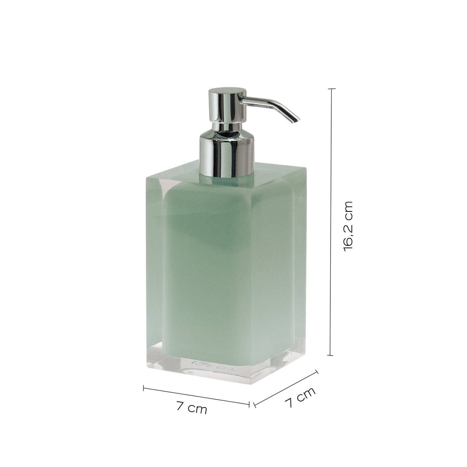 Dispenser sapone verde menta "Rainbow"