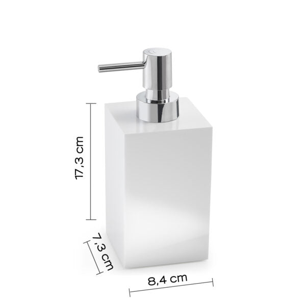 Dispenser sapone bianco "Sofia"