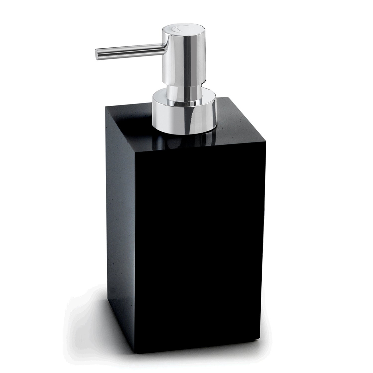 Dispenser sapone nero matt "Sofia"