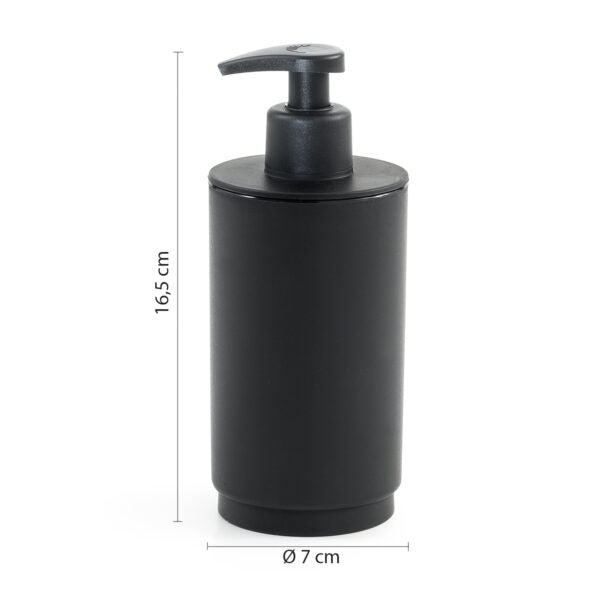 Dispenser sapone nero "Sharon"