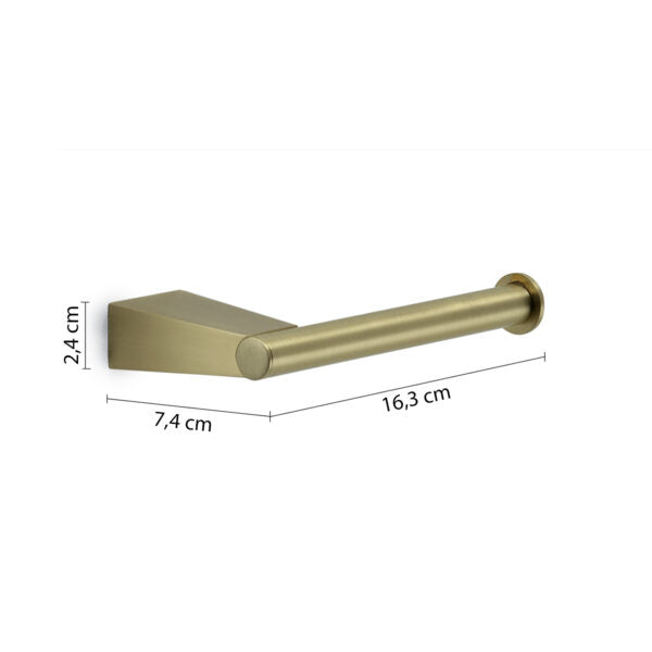 Porta rotolo carta igienica oro matt "Tonale"