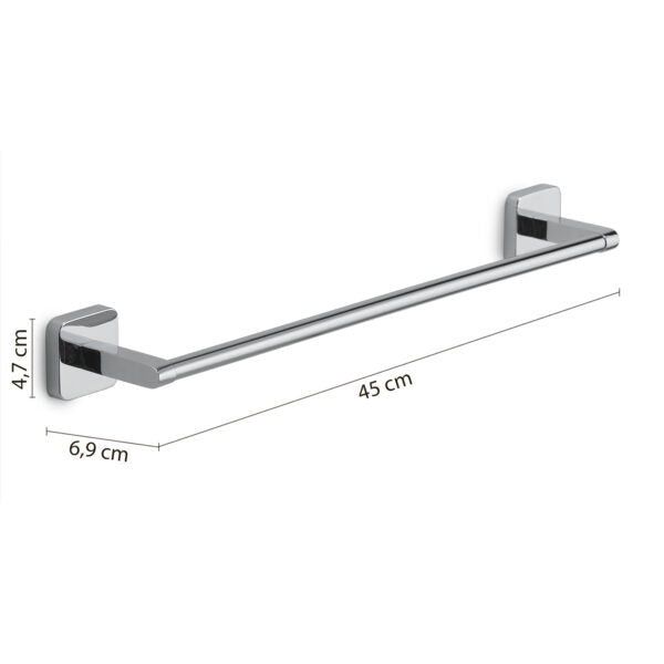 Porta asciugamani 45 cm cromato "Tonga"