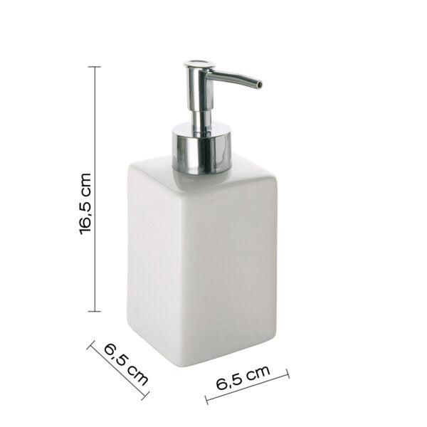 Dispenser sapone bianco "Verbena"