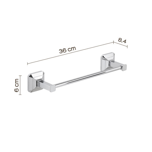 Porta asciugamani 35 cm cromato "Ventus"