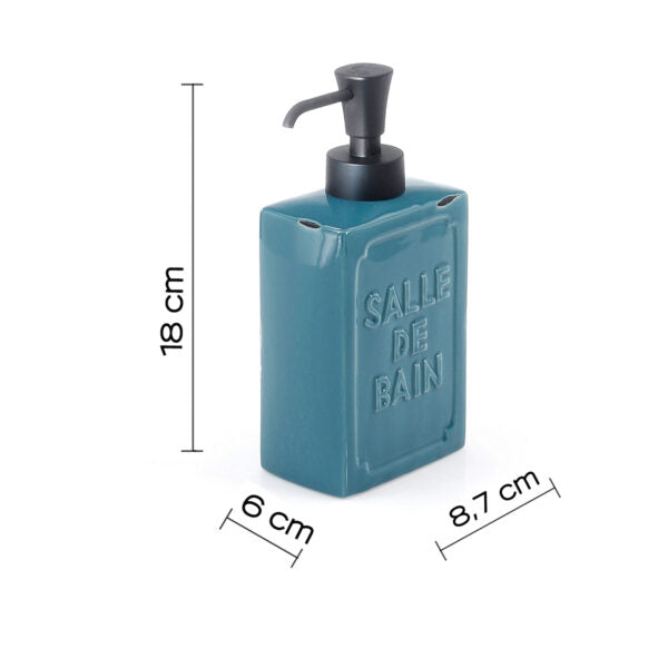 Dispenser sapone blu "Vivienne"