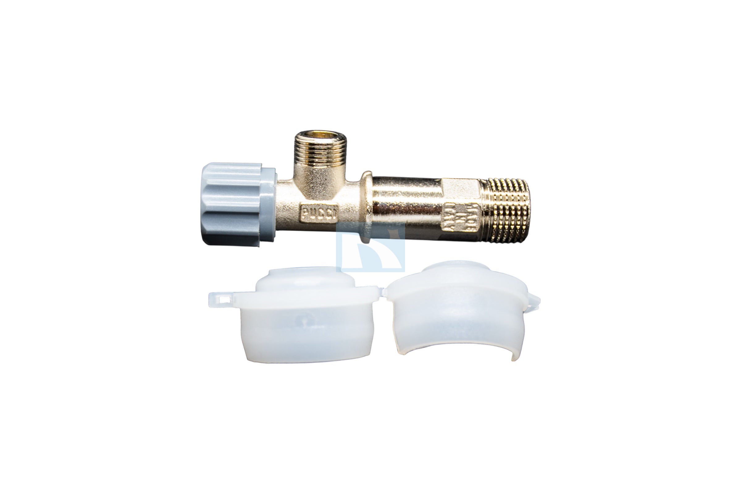 Rubinetto ottone 1/2" con supporto in polietilene Eco Pucci 80006544