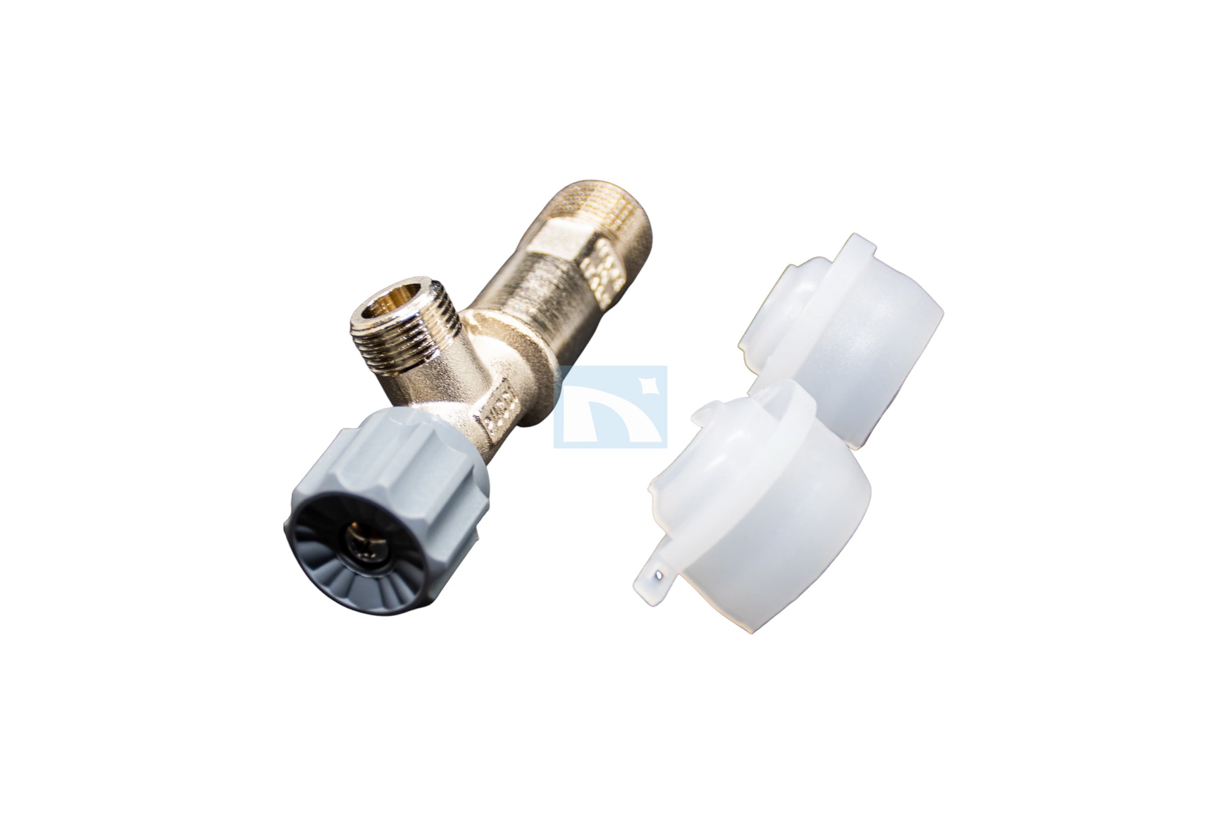 Rubinetto ottone 1/2" con supporto in polietilene Eco Pucci 80006544