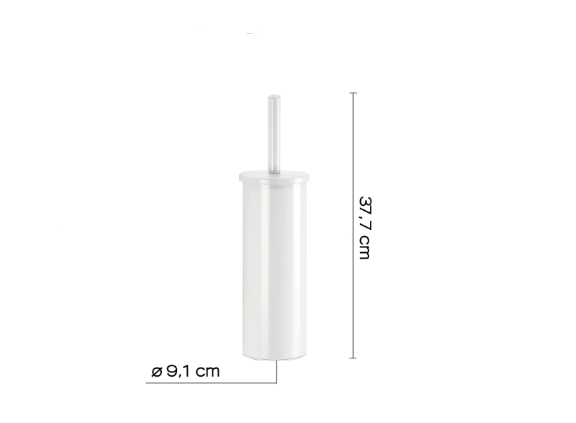 Scopino bianco matt "Flip"