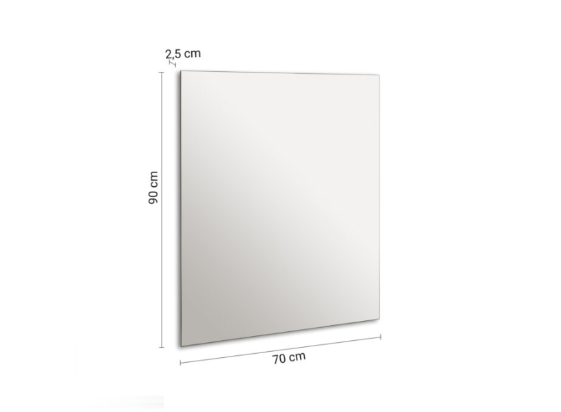 Specchio 70x90 cm con luci a led "Anthony"