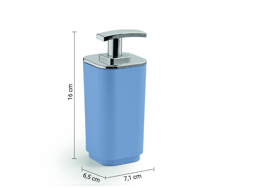 Dispenser sapone celeste matt "Seventy matt"