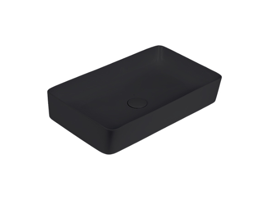 Lavabo da appoggio in ceramica nero matt cm MOD. LVM06