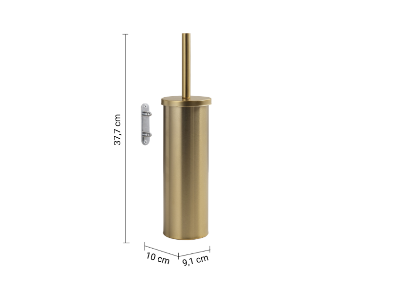 Scopino da muro oro matt "Flip"