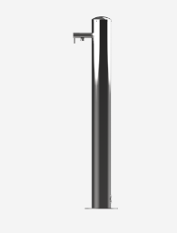Fontanella Oasi I H980 inox lucido