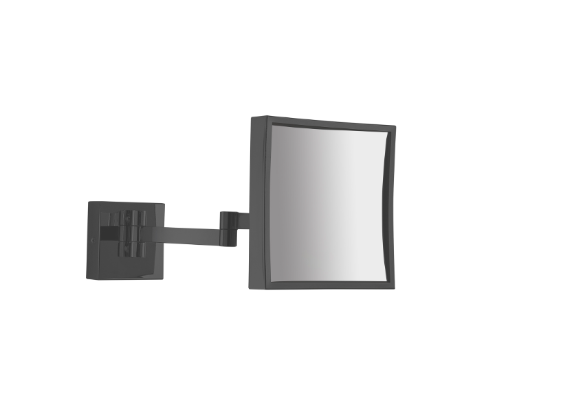 Specchio ingraditore nero "Maya"