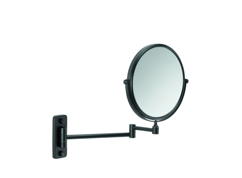 Specchio ingraditore nero matt "Gaia"