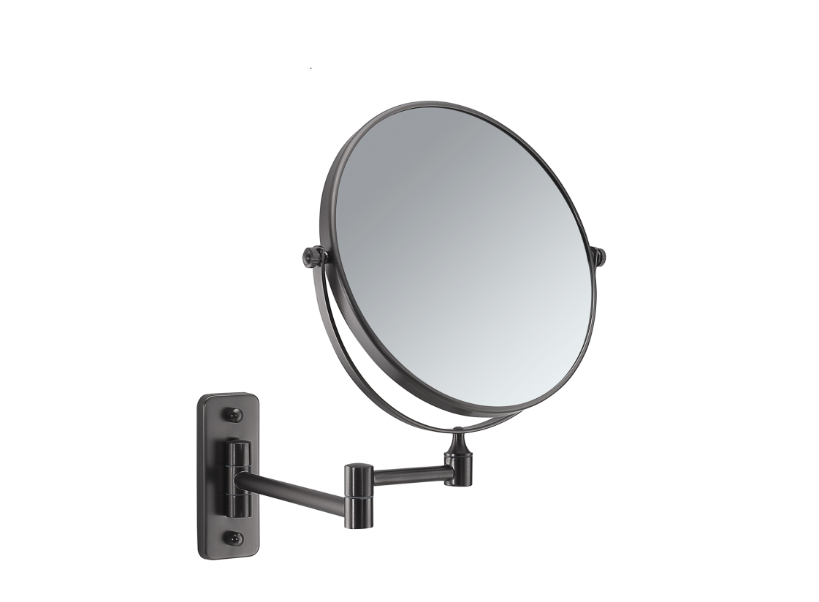 Specchio ingraditore gun metal "Gaia"