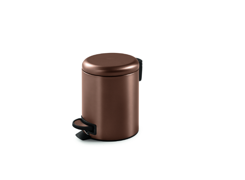 Portarifiuti 3 lt oro rosa "Potty"