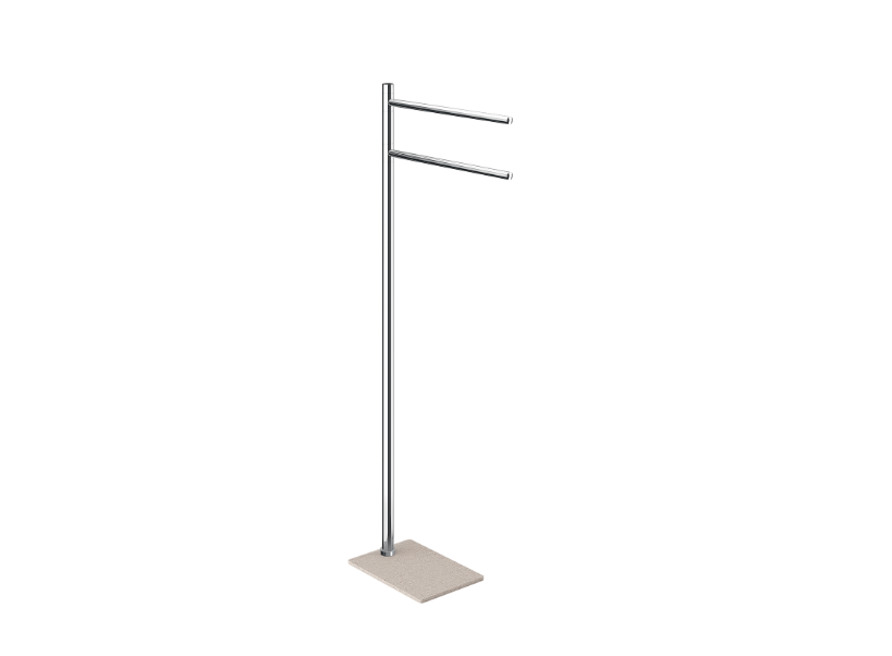 Piantana porta asciugamani beige "Trilly"