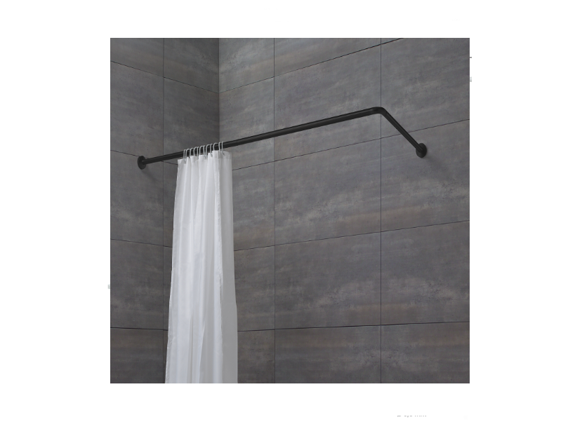 Asta angolare nero matt 86÷158 / 78÷166 / 78÷86 / 86÷86