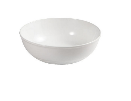 Lavabo da appoggio slim in ceramica bianco diam. 40 cm MOD. LVA04