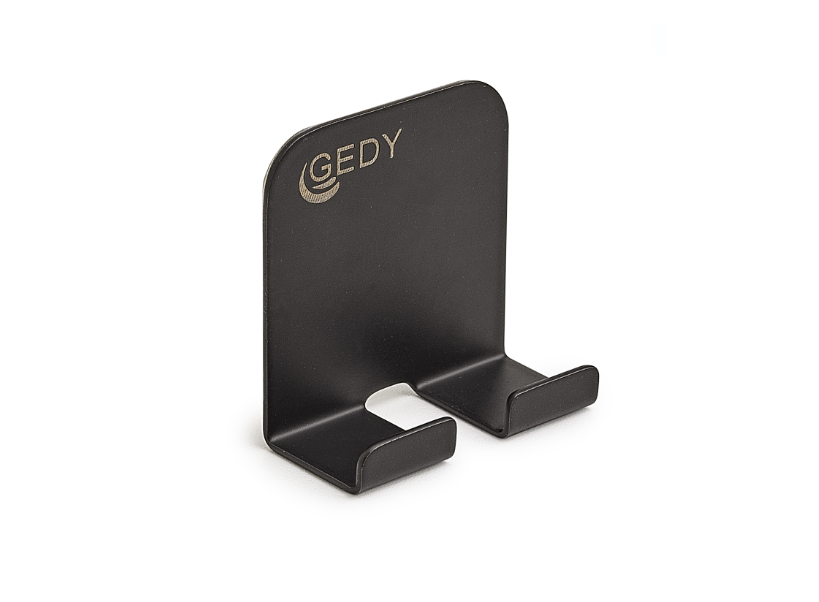 Gancio per tergivetro nero matt "Odino"