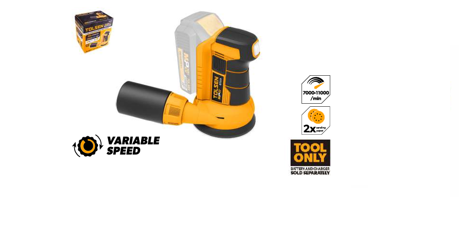 levigatrice rotorbitale  serie mp20v "Tolsen"