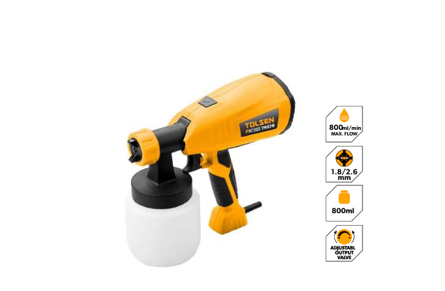 Pistola a spruzzo HVLP 400 W Tolsen