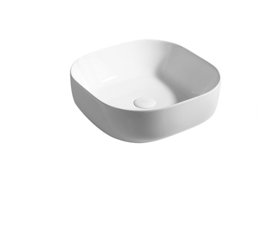 Lavabo in ceramica bianco 43 X 43 cm MOD. LA55