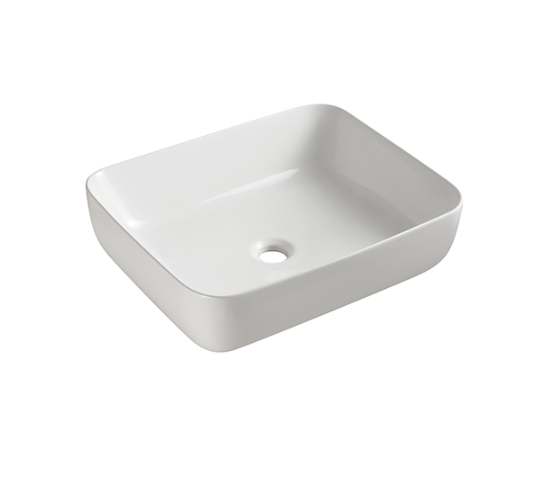 Lavabo in ceramica bianco 51X40 cm MOD. LA72