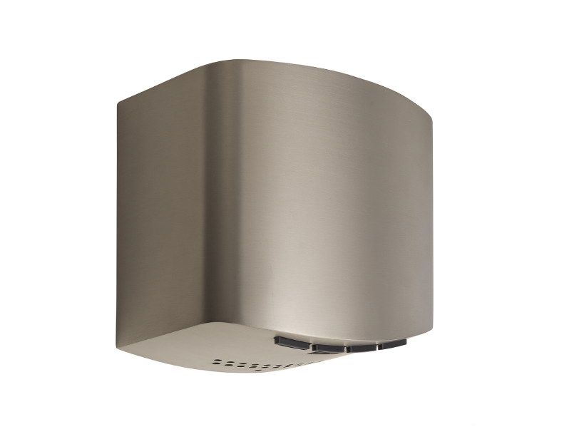 Asciugamani elettrico a fotocellula spazzolato 1400W "Monsoon"