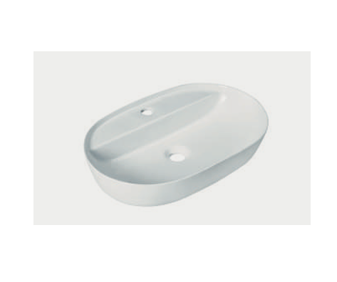 Lavabo ovale d'appoggio