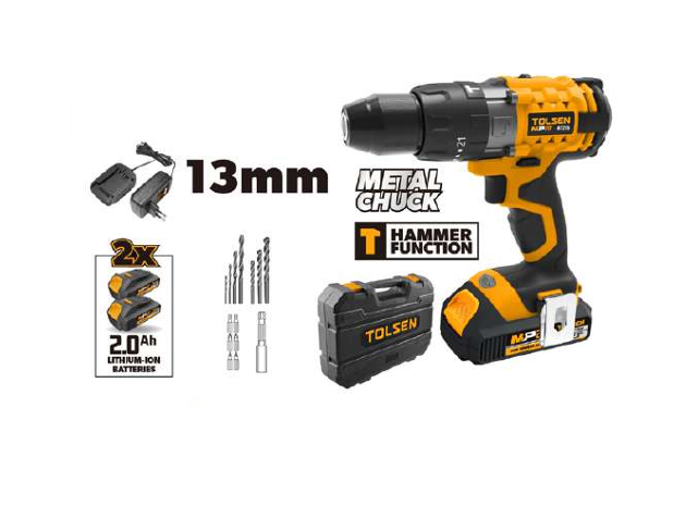 Kit avvitatore con percussione 20 V Tolsen