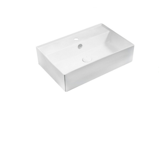 Lavabo in ceramica bianco 59.5 X 40 cm MOD. LA52