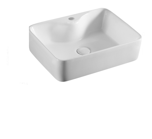Lavabo in ceramica bianco 48 X 37 cm MOD. LA34