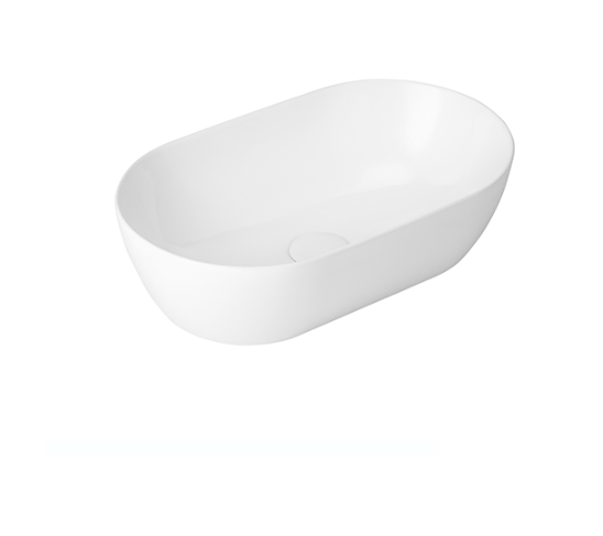 Lavabo in ceramica bianco 50 X 30 cm MOD. LA71